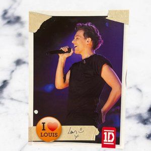 Louis Tomlinson One Direction Official Trading Card #34 Panini Brand 2013